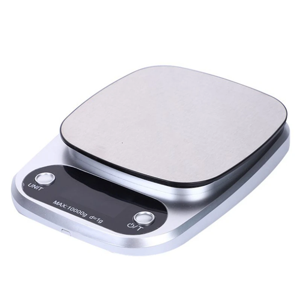 Balance de Cuisine Électronique en Acier Inoxydable Capacité 10 kg