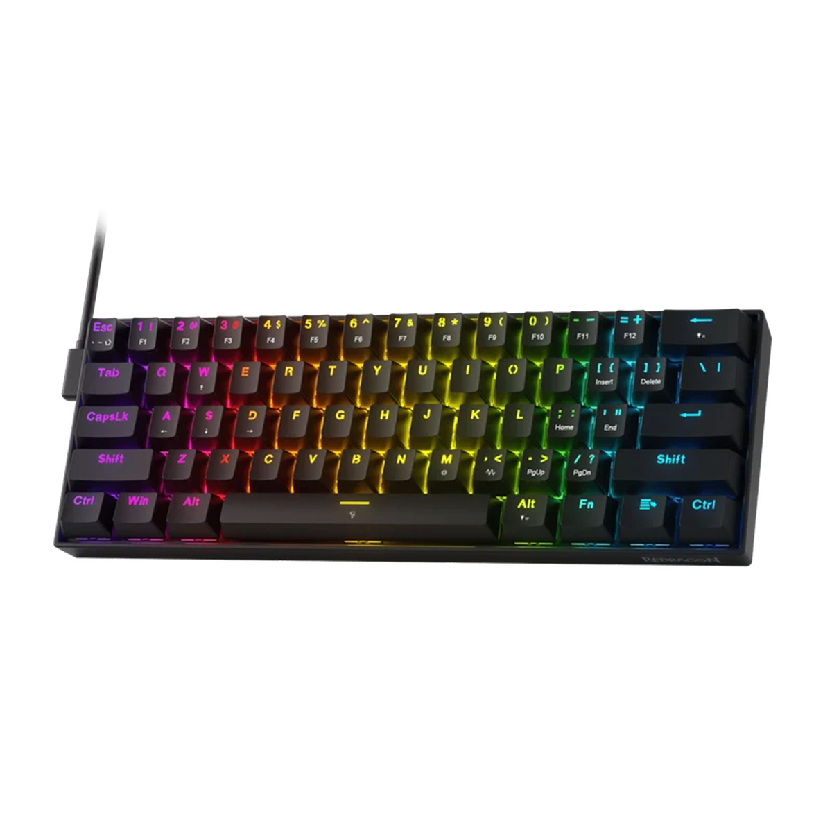 Clavier Mécanique Compact à Effet Hall Magnétique avec Rétroéclairage