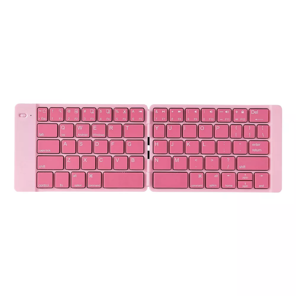 Clavier Bluetooth Pliable avec Support Intégré pour Tablette