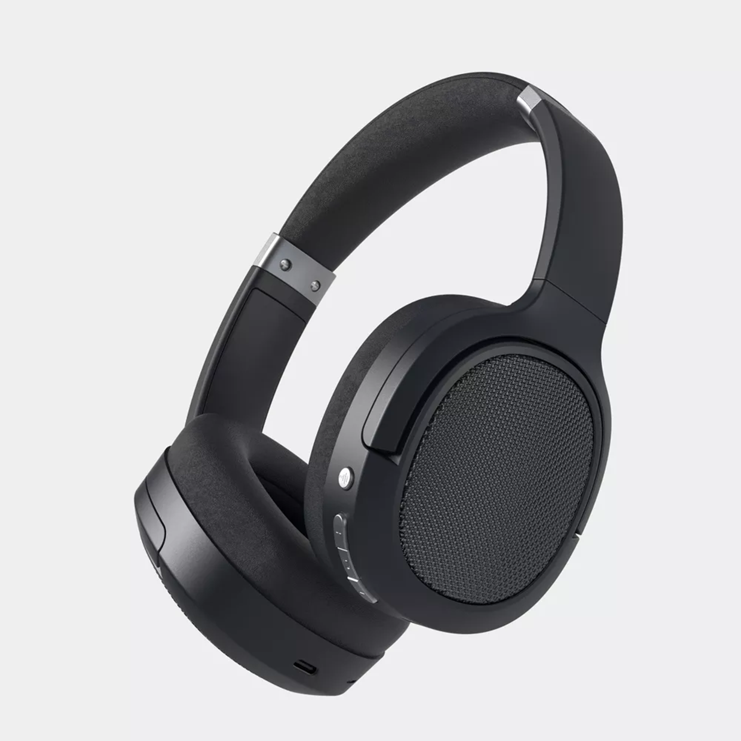 Noir Casque Bluetooth Sans Fil à Réduction de Bruit Active avec Micro et Câble Détachable