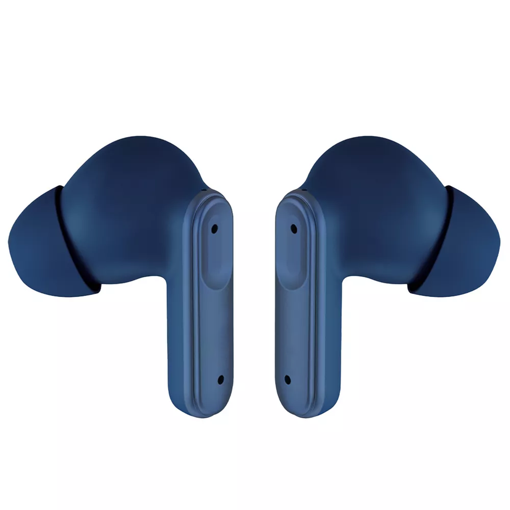 Bleu Écouteurs Sans Fil Intra-Auriculaires avec Micro Étui Magnétique
