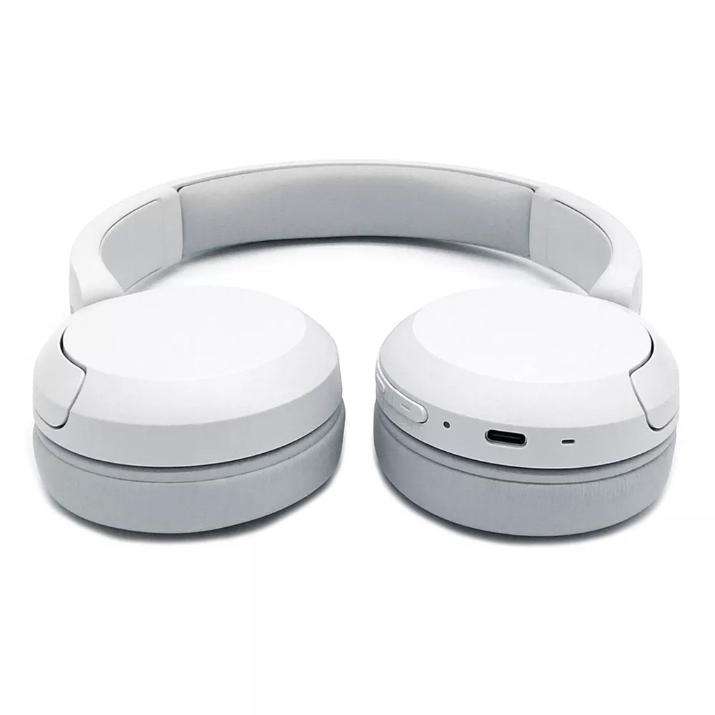 Blanc Casque Bluetooth Sans Fil Type Coussinets avec Micro Certifié Remis à Neuf