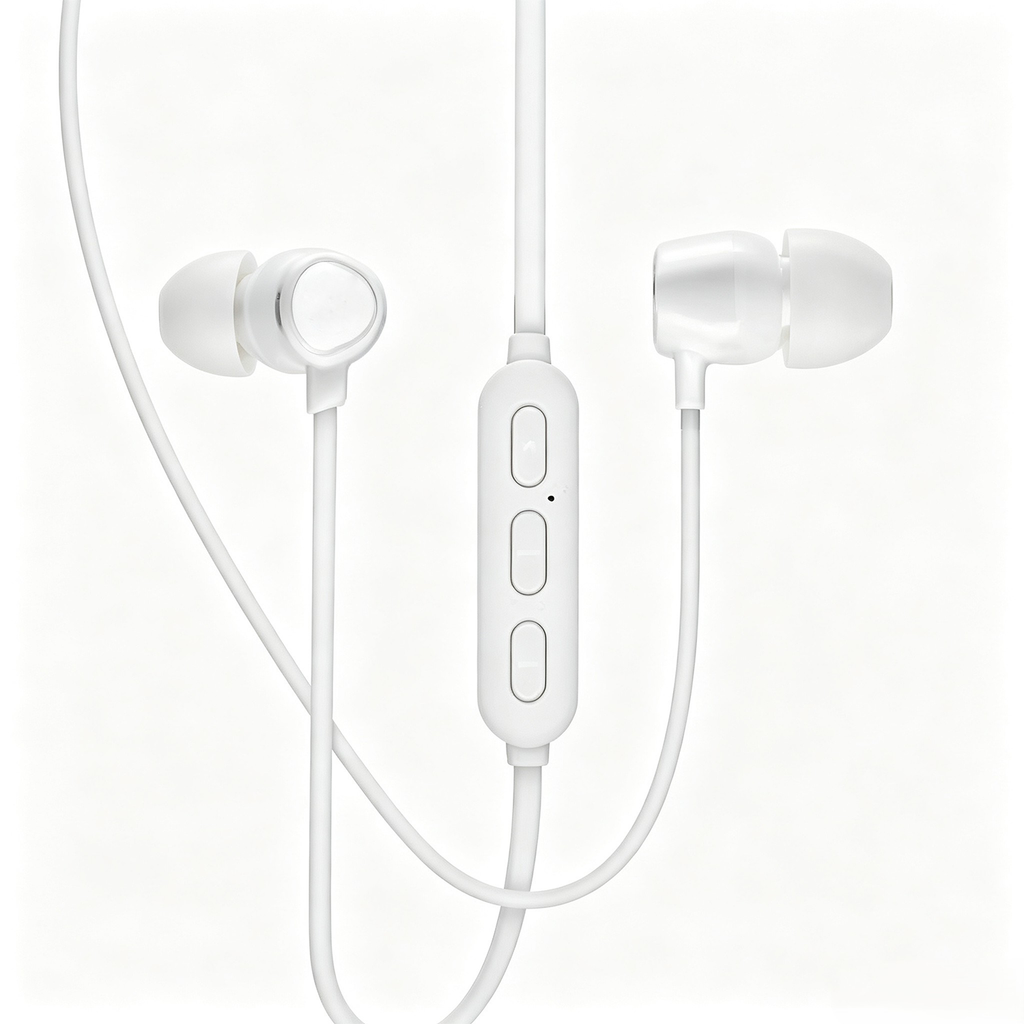 Écouteurs Bluetooth Sans Fil Type Collier avec Micro Usage Quotidien